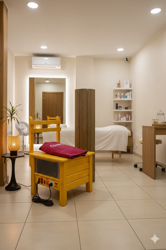 صندلی سونا خشک لاغری درمانی ورزشی تعرق